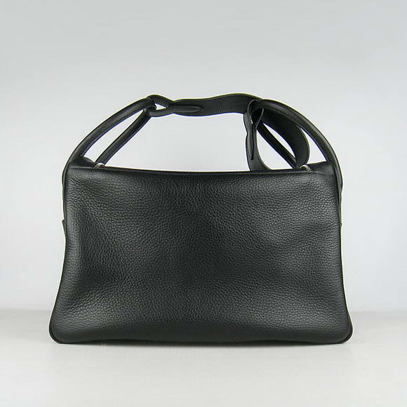 High Quality Replica Hermes Lindy 26CM Shoulder Bag Black - Click Image to Close